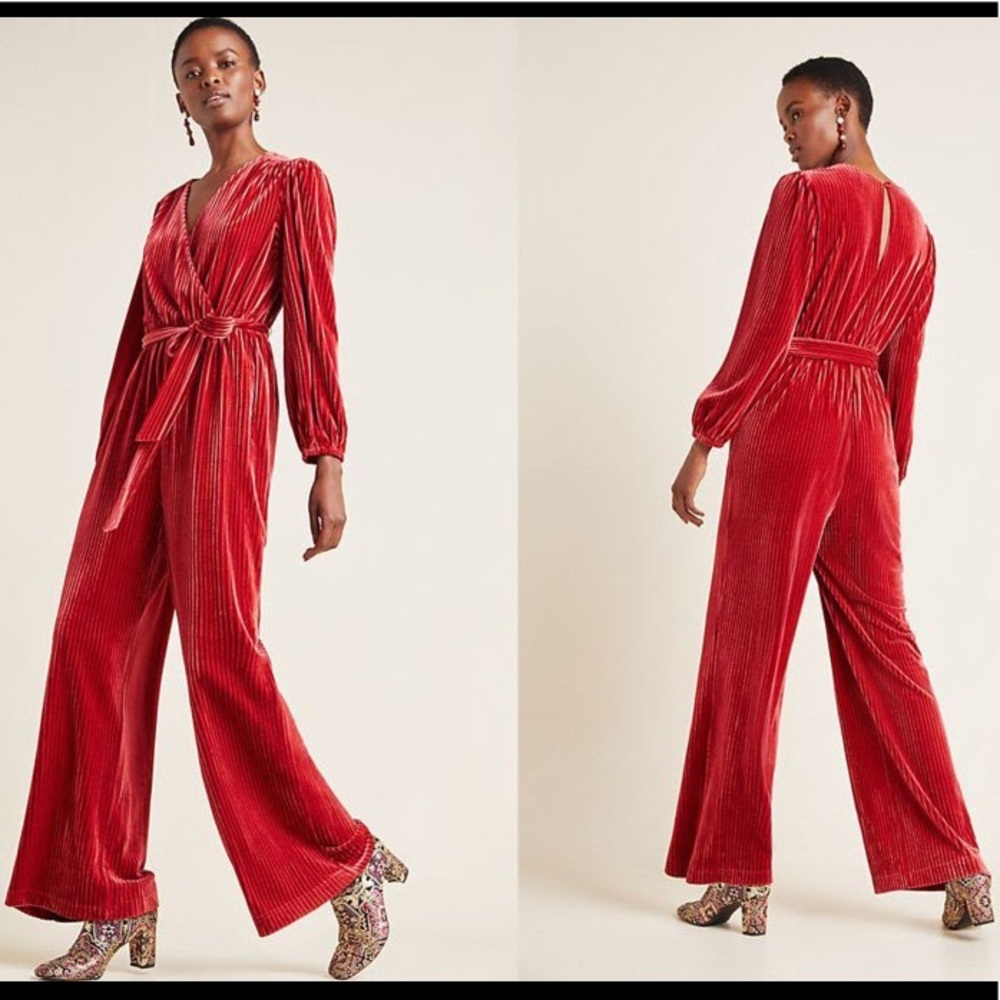 Ali & Jay Samantha Velvet Rose Jumpsuit